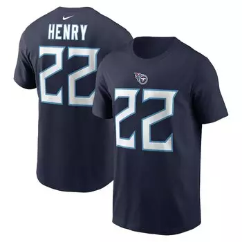 Футболка с именем и номером Nike Tennessee Titans, нави