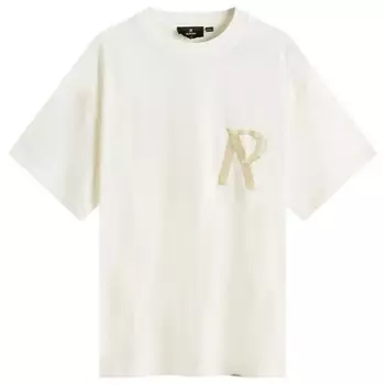 Футболка с инициалом из липкой ленты Represent, белый