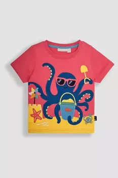 Футболка с интерактивным приложением Jojo Maman Bb, оранжевый