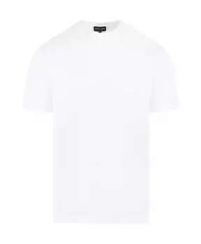 Футболка S из хлопка Giorgio Armani, белый