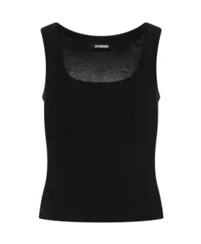 Футболка S из хлопка Jacquemus, черный