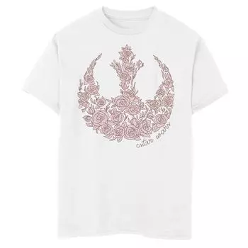 Футболка с изображением эмблемы повстанцев роз «Звездные войны» для мальчиков 8–20 лет Star Wars