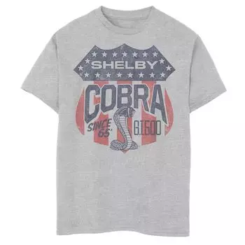 Футболка с изображением американского герба Shelby Cobra для мальчиков 8–20 лет Licensed Character