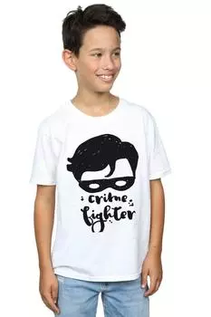 Футболка с изображением Бэтмена и борца с преступностью DC Comics, белый