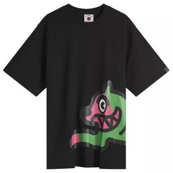 Футболка с изображением бегущей собаки Jumbo Icecream, черный