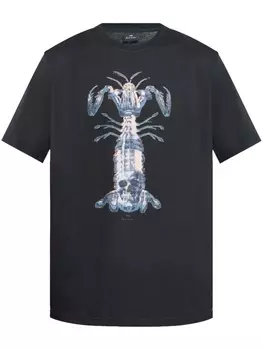 Футболка с изображением богомола PS Paul Smith, черный