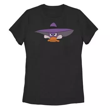 Футболка с изображением большого лица Disney's Darkwing Duck Juniors Licensed Character