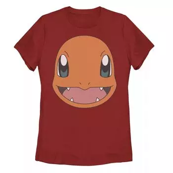 Футболка с изображением большого лица Pokmon Charmander для юниоров Licensed Character