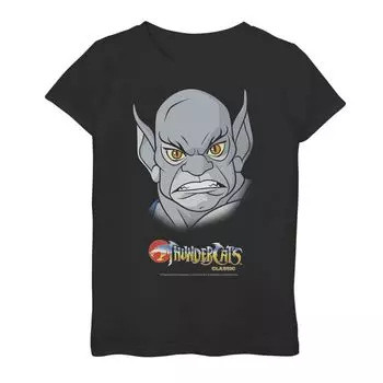 Футболка с изображением большого лица ThunderCats Panthro для девочек 7–16 лет Licensed Character
