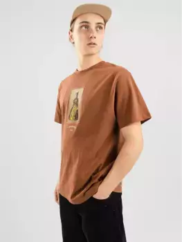 Футболка с изображением чучела Pass Port, коричневый
