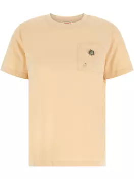 Футболка с изображением цветка Боке Kenzo, нейтральный