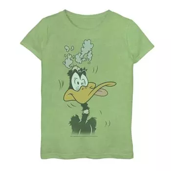 Футболка с изображением Даффи Дак и Юмора для девочек 7–16 лет Looney Tunes с портретом Licensed Character