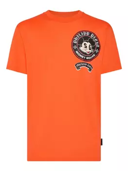 Футболка с изображением денежной мыши Philipp Plein, оранжевый