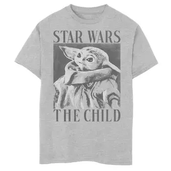 Футболка с изображением детского плаката «Звездные войны» и «Мандалорец» для мальчиков 8–20 лет с крупным планом Star Wars