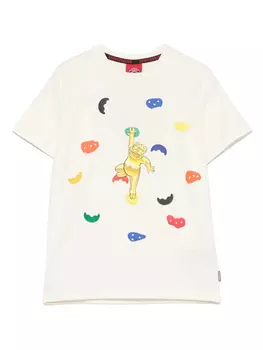 Футболка с изображением детского скалолазного медведя Sprayground kid, нейтральный