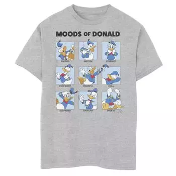 Футболка с изображением Дональда Дака Moods для мальчиков 8–20 лет «Микки Маус и друзья» Disney's Disney