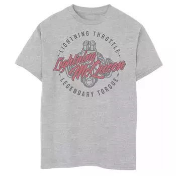 Футболка с изображением двигателя Молнии Маккуина Disney/Pixar Cars для мальчиков 8–20 лет Disney / Pixar