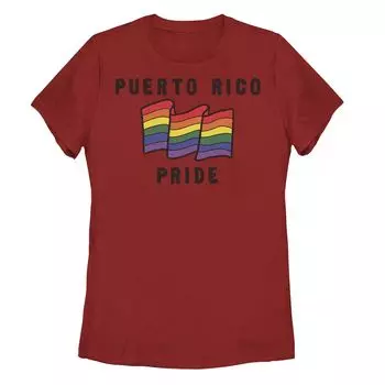 Футболка с изображением флага для юниоров Fifth Sun Puerto Rico Pride