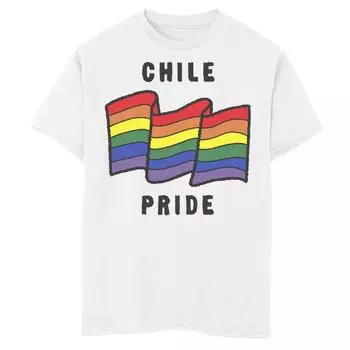 Футболка с изображением флага Gonzales Chile Pride для мальчиков Licensed Character