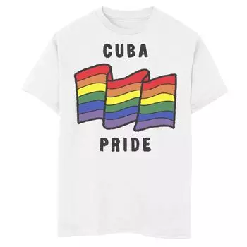 Футболка с изображением флага Gonzales Cuba Pride для мальчиков Licensed Character
