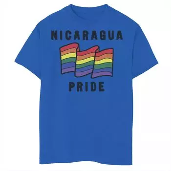 Футболка с изображением флага Gonzales Nicaragua Pride для мальчиков Licensed Character