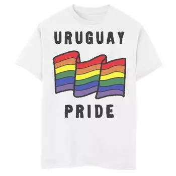 Футболка с изображением флага Gonzales Uruguay Pride для мальчиков Licensed Character