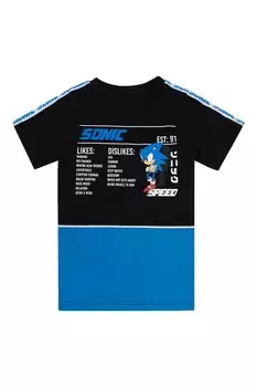 Футболка с изображением геймера Соника из 100% хлопка Vanilla Underground, черный