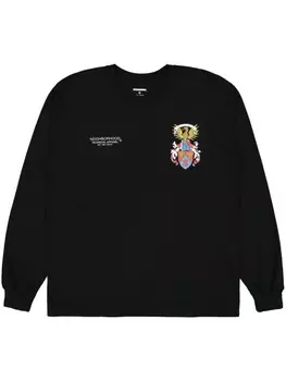 Футболка с изображением герба района Neighborhood, черный