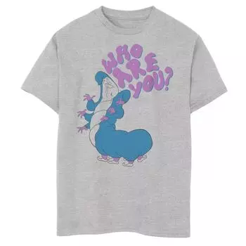Футболка с изображением гусеницы «Кто ты» для мальчиков 8–20 лет «Алиса в стране чудес» Диснея Disney