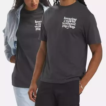 Футболка с изображением Hip Hop Reebok, серый