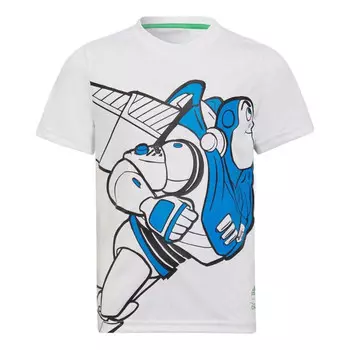 Футболка с изображением истории игрушек Дисней Adidas, белый