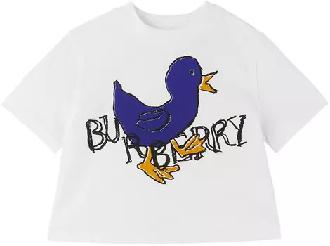 Футболка с изображением кедрового утенка Burberry