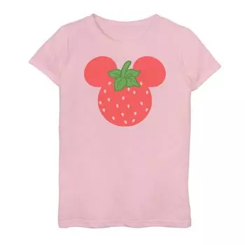 Футболка с изображением клубничной головы Disney для девочек 7–16 лет с Микки Маусом Disney