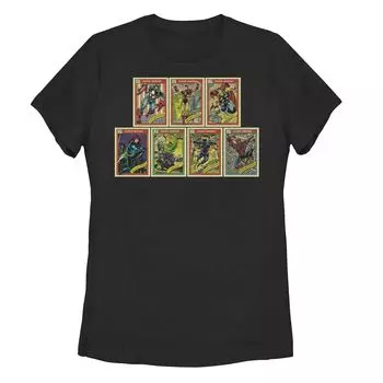 Футболка с изображением коллекционных карточек Marvel Avengers для юниоров Licensed Character