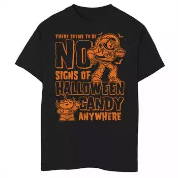 Футболка с изображением конфет «История игрушек» для мальчиков 8–20 лет Disney/Pixar «Жужжание, никаких признаков Хэллоуина» Disney / Pixar