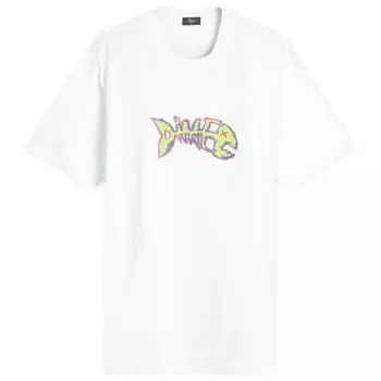 Футболка с изображением костей Dime, белый