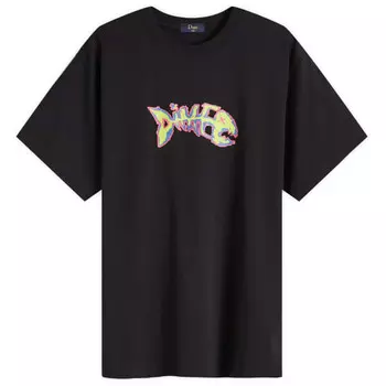 Футболка с изображением костей Dime, черный