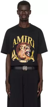 Футболка с изображением льва AMIRI