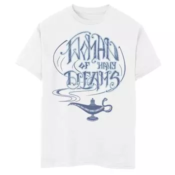 Футболка с изображением лампы «Женщина многих мечтаний» Disney's Aladdin для мальчиков 8–20 лет Disney