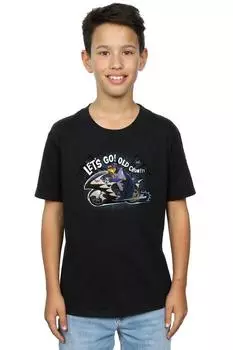 Футболка с изображением летучей мыши из сериала «Бэтмен» DC Comics, черный