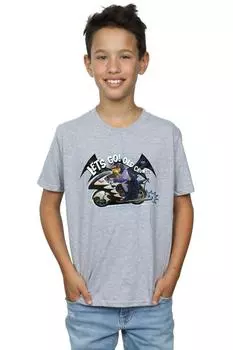 Футболка с изображением летучей мыши из сериала «Бэтмен» DC Comics, серый