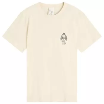 Футболка с изображением летучей мыши Роя Nudie Jeans Co, экрю