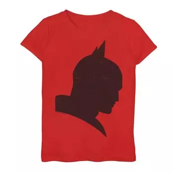 Футболка с изображением лица DC Comics The Batman для девочек 7–16 лет Licensed Character