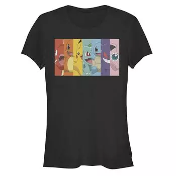 Футболка с изображением лица Pokmon Rainbow Group для юниоров Licensed Character