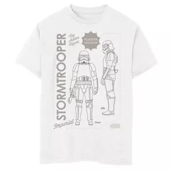 Футболка с изображением мандалорского штурмовика «Звездные войны» для мальчиков 8–20 лет Star Wars