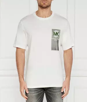 Футболка с изображением маяка Oversize fit Michael Kors, белый