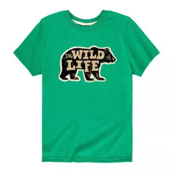 Футболка с изображением медведя Wild Life для мальчиков 8–20 лет Licensed Character