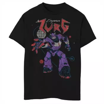 Футболка с изображением металлической брони Disney/Pixar Lightyear Boys 8–20 The Emperor Zurg Licensed Character