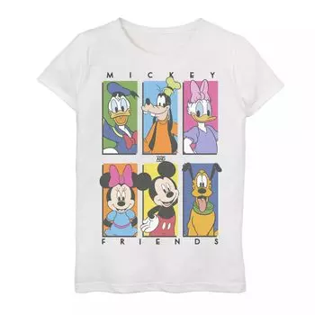 Футболка с изображением Микки и друзей Disney для девочек 7–16 лет Disney