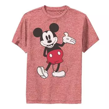 Футболка с изображением Микки Мауса Disney's для мальчиков 8–20 лет и откровенным портретом Licensed Character